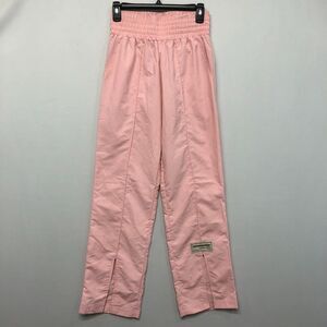 The Giving Movement Women Pull On Split Hem Pants Size XS/S Pink B293 -16